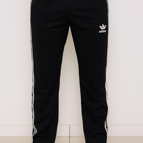 Adidas Men’s Track Pants with Side Logo Tape – Sporty Comfort & Iconic Style