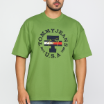 Tommy Green Logo T-Shirt for Men – Heritage Graphic Tee