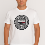 Tommy Hilfiger Men’s Logo Printed Crew Neck T-Shirt – Premium Casual Wear